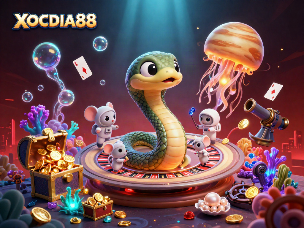 Engage with XOCDIA88's thrilling cosmic casino experience featuring dynamic betting elements.