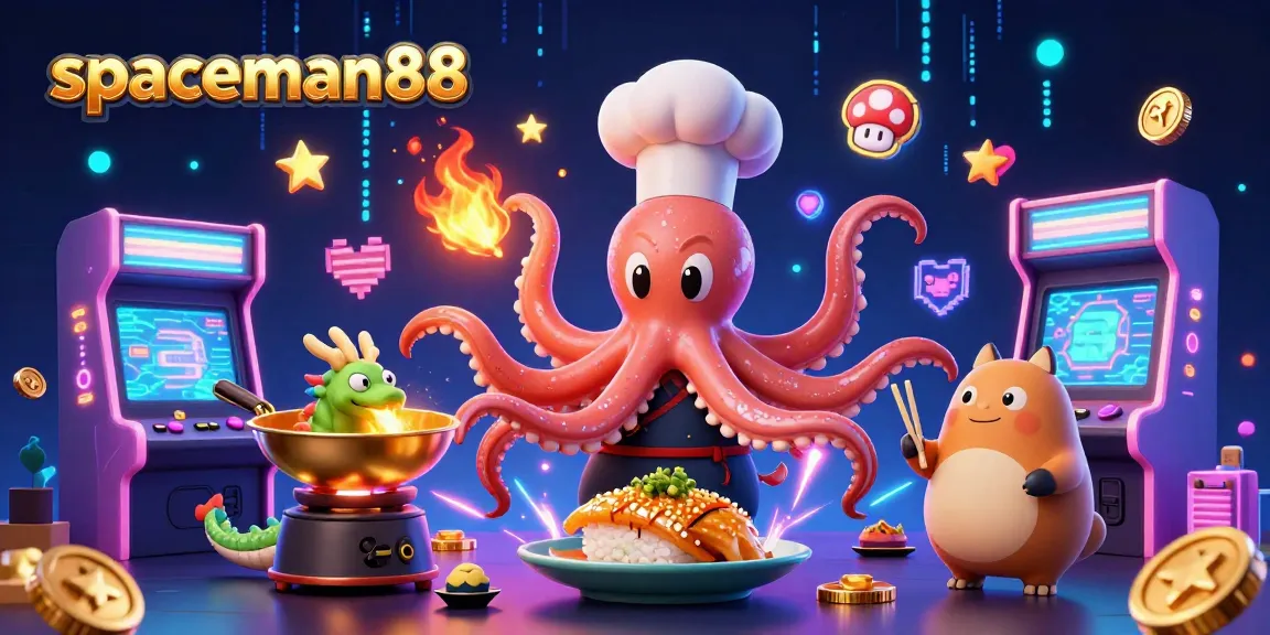 Experience spaceman88's immersive gaming world with vibrant characters and dynamic casino elements.