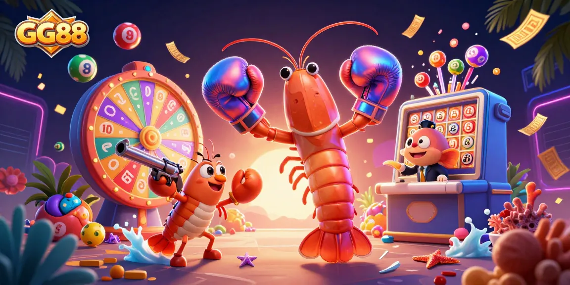 Unleash GA88's vibrant energy with dynamic lottery games featuring colorful elements.