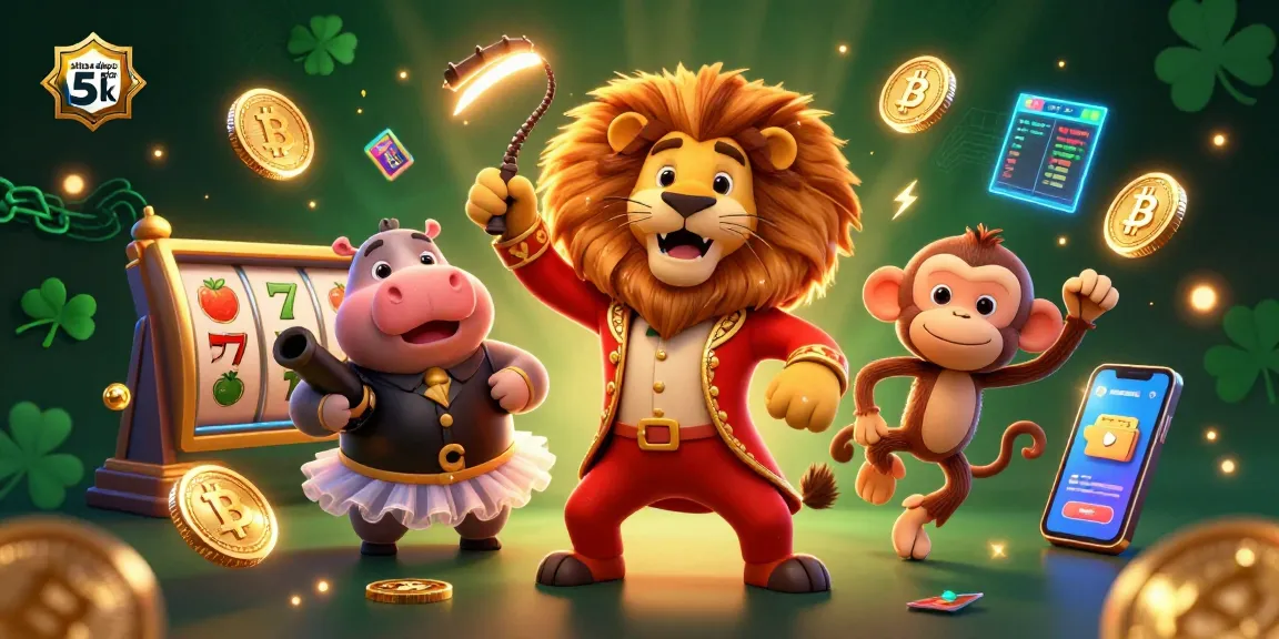 Situs depo 5k illustrates exciting slot game features, engaging players with vibrant characters and elements.