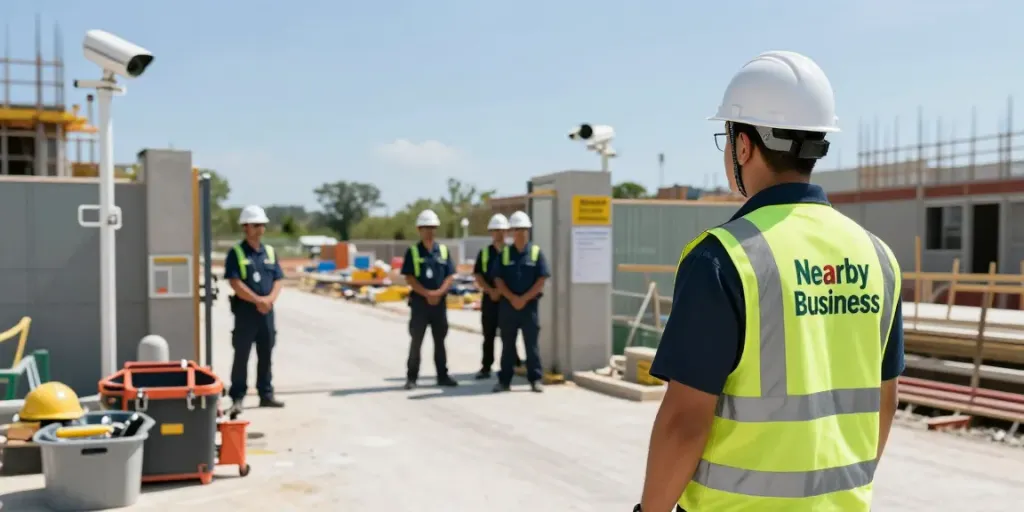 Construction Site Security by a trusted local provider, ensuring safety and professionalism.